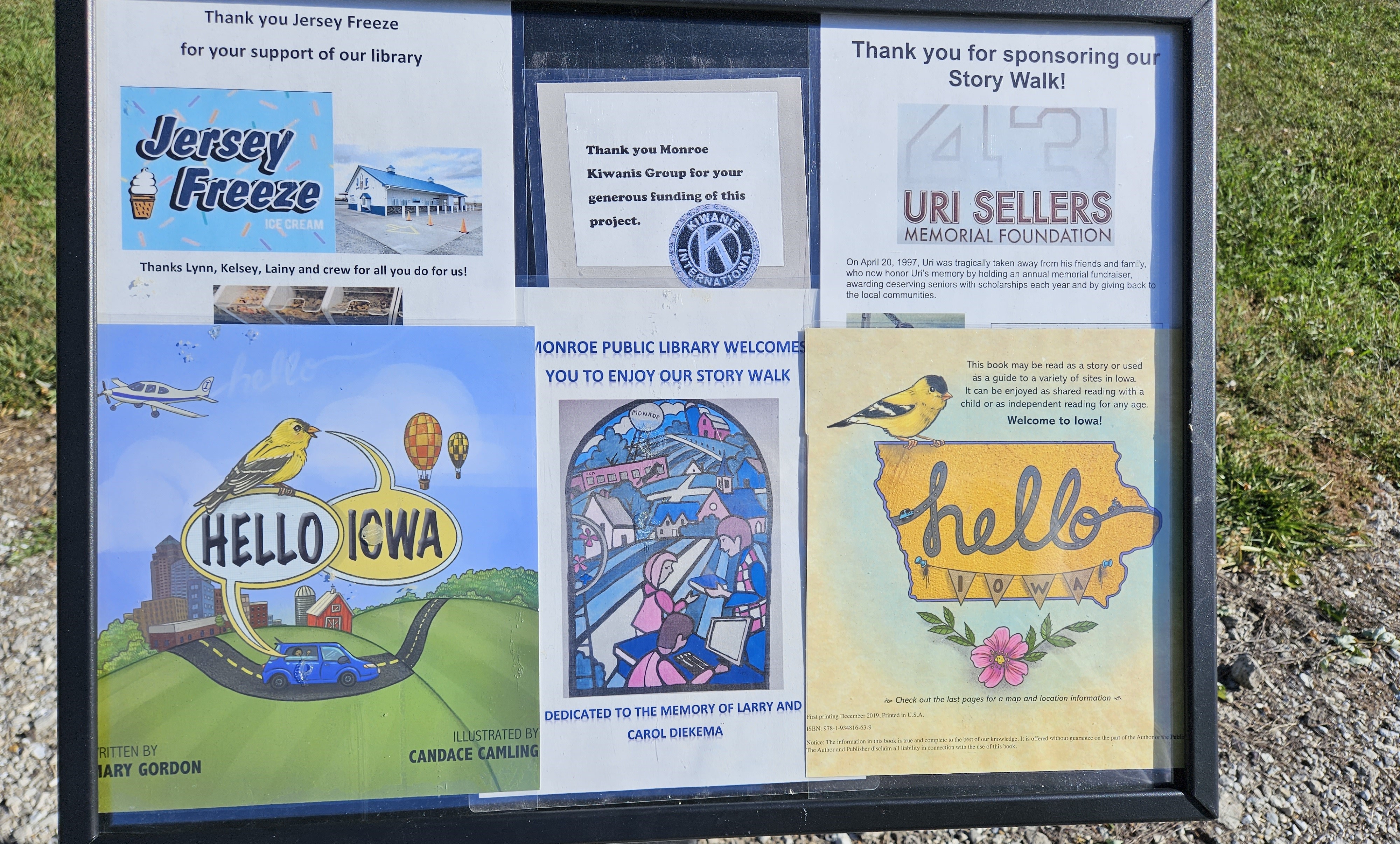 Story Walk - Hello Iowa