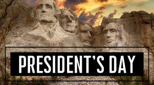 The library will be closed February 19 for President's Day